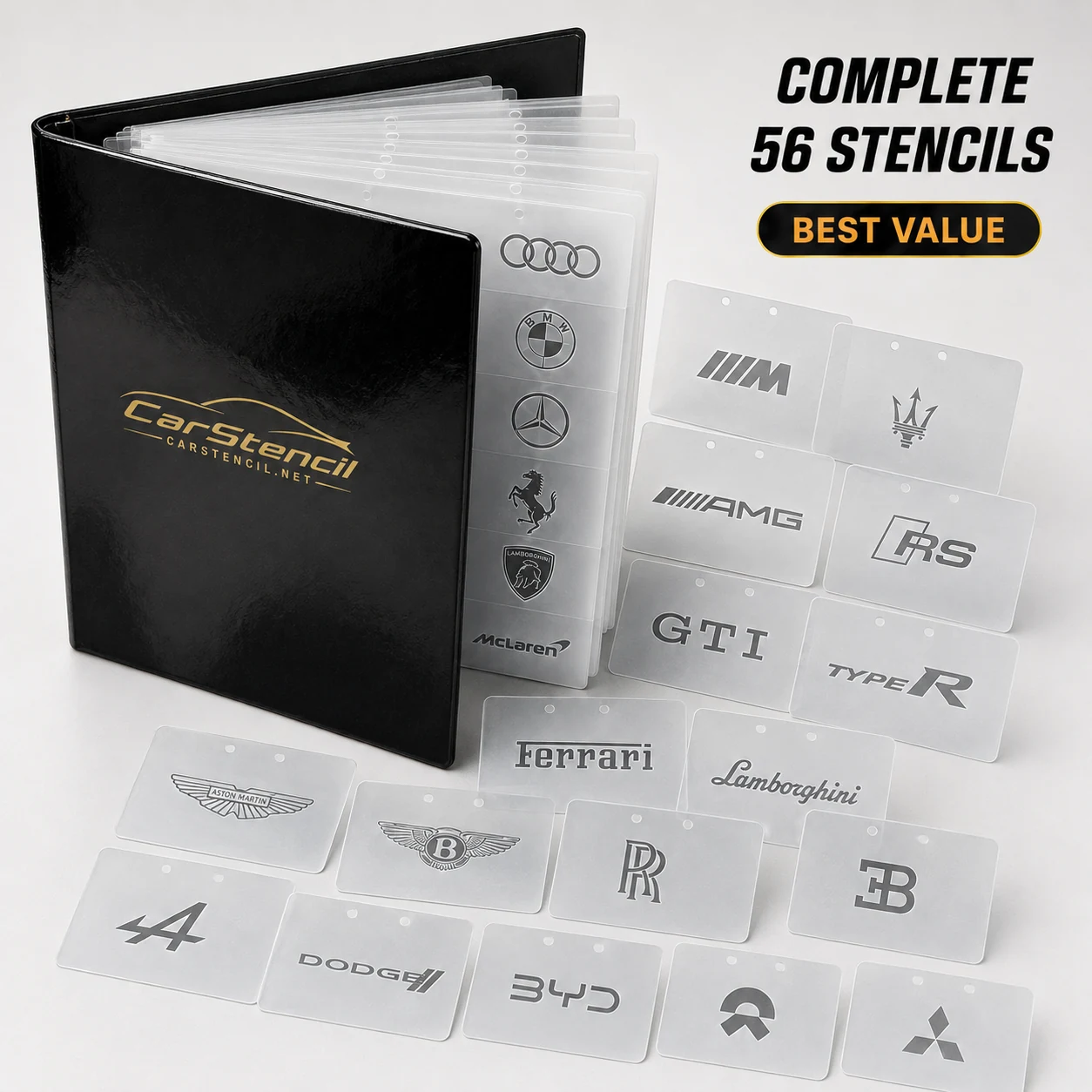 Complete stencil selection